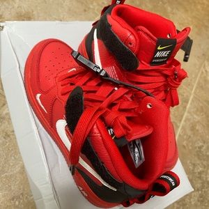 Red Airforce 1 high top